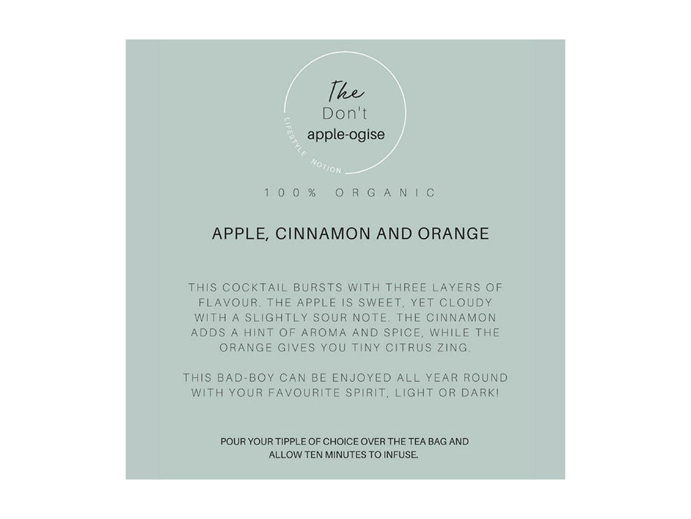 The Don’t Apple-Ogise Tea Bombs