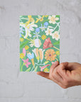 Flower Field Spring Renewal Greeting Card