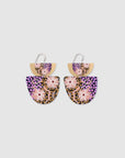 Azeza Possum Ceremony Layered Double Bell drop Earrings