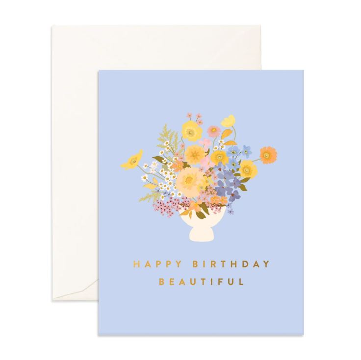 Birthday Beautiful Bouquet | Greeting Card