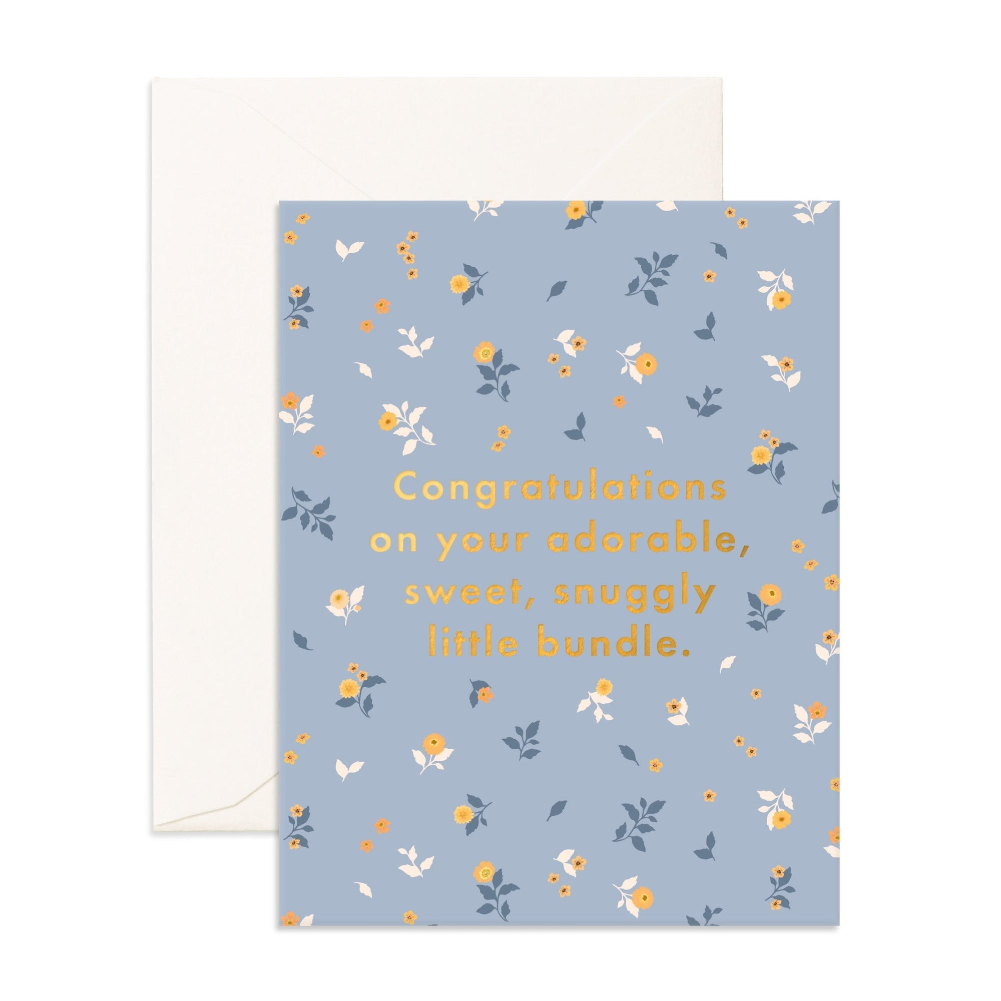 Snuggly Bundle Broderie | Greeting Card