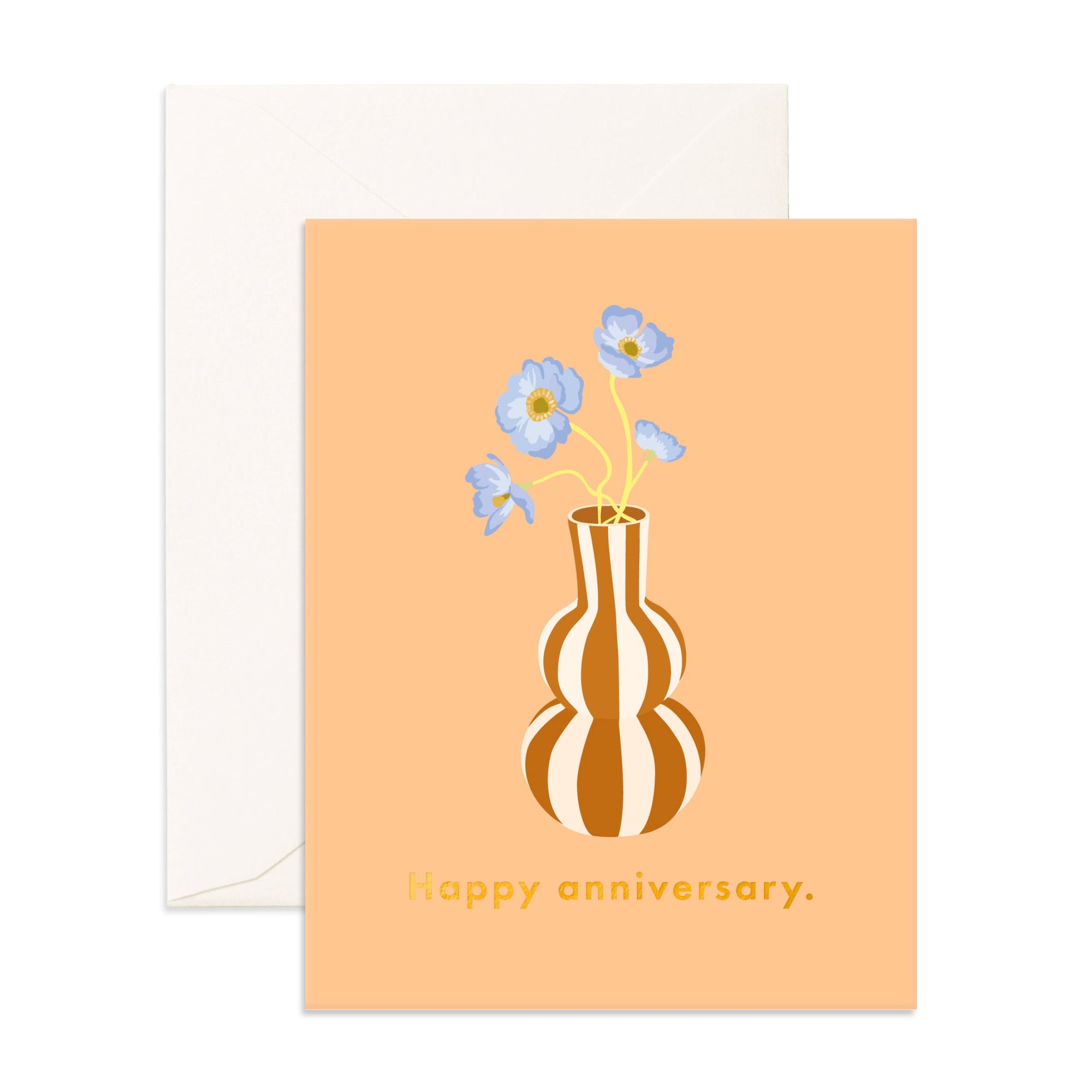Anniversary Bubble Vase | Greeting Card