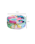 Small Round Jewellery Case | Colourful Print