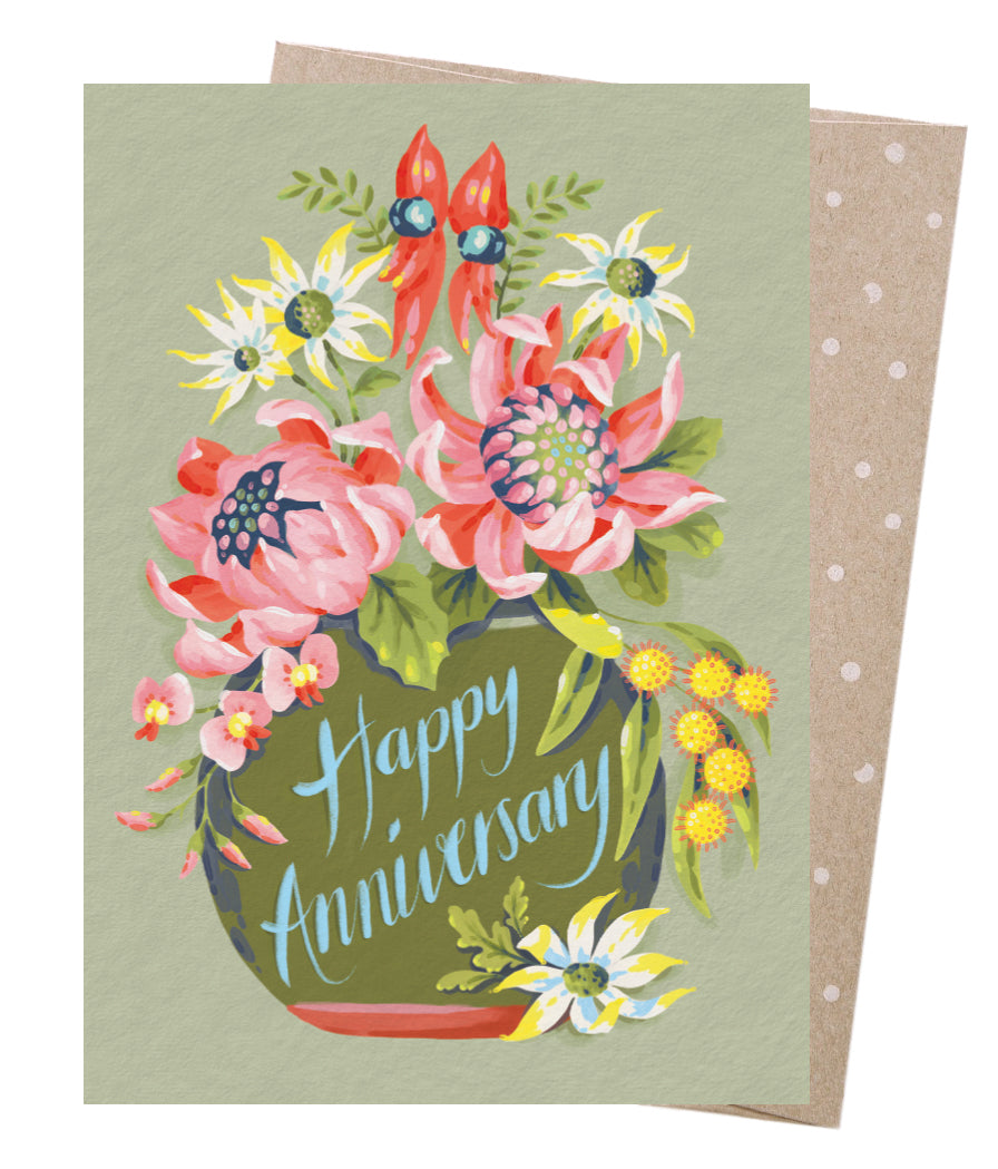 Anniversary Vase | Greeting Card