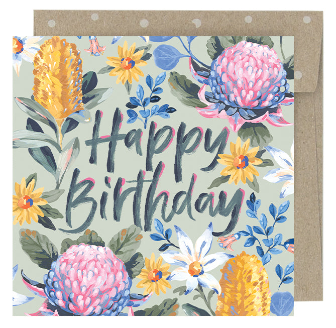 Birthday Bushwalk Mini Card