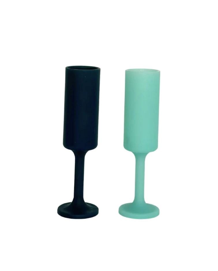 Seff | Unbreakable Silicone Champagne Flute | Ink + Mist