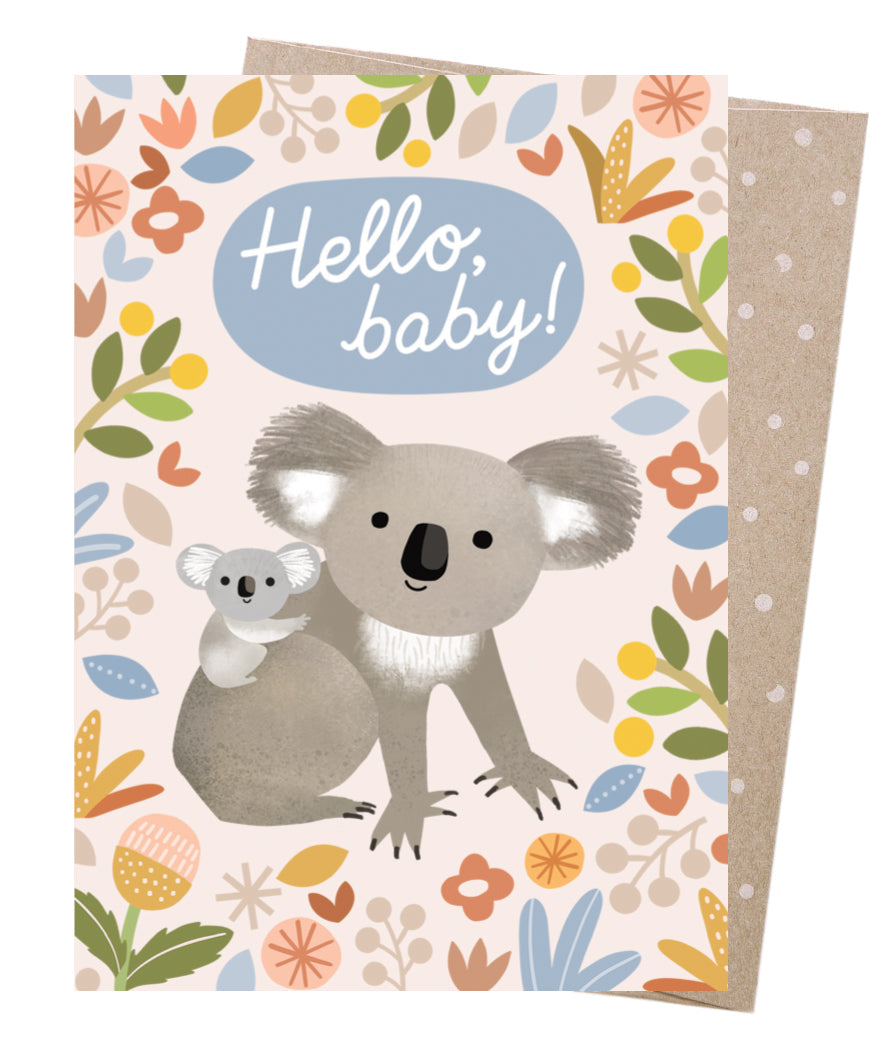 Bouncing Baby Koala | Greeting Card