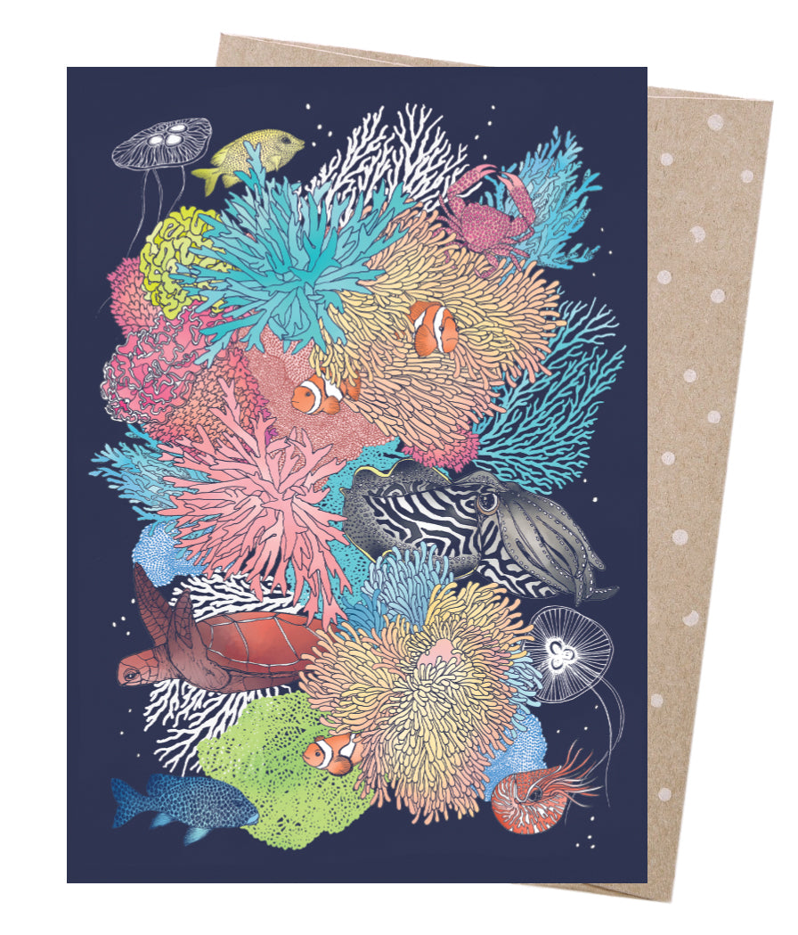 Reef Creatures | Greeting Card