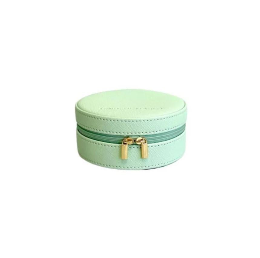 Small Round Jewellery Case | Solid Colour