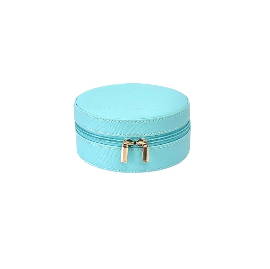 Small Round Jewellery Case | Solid Colour