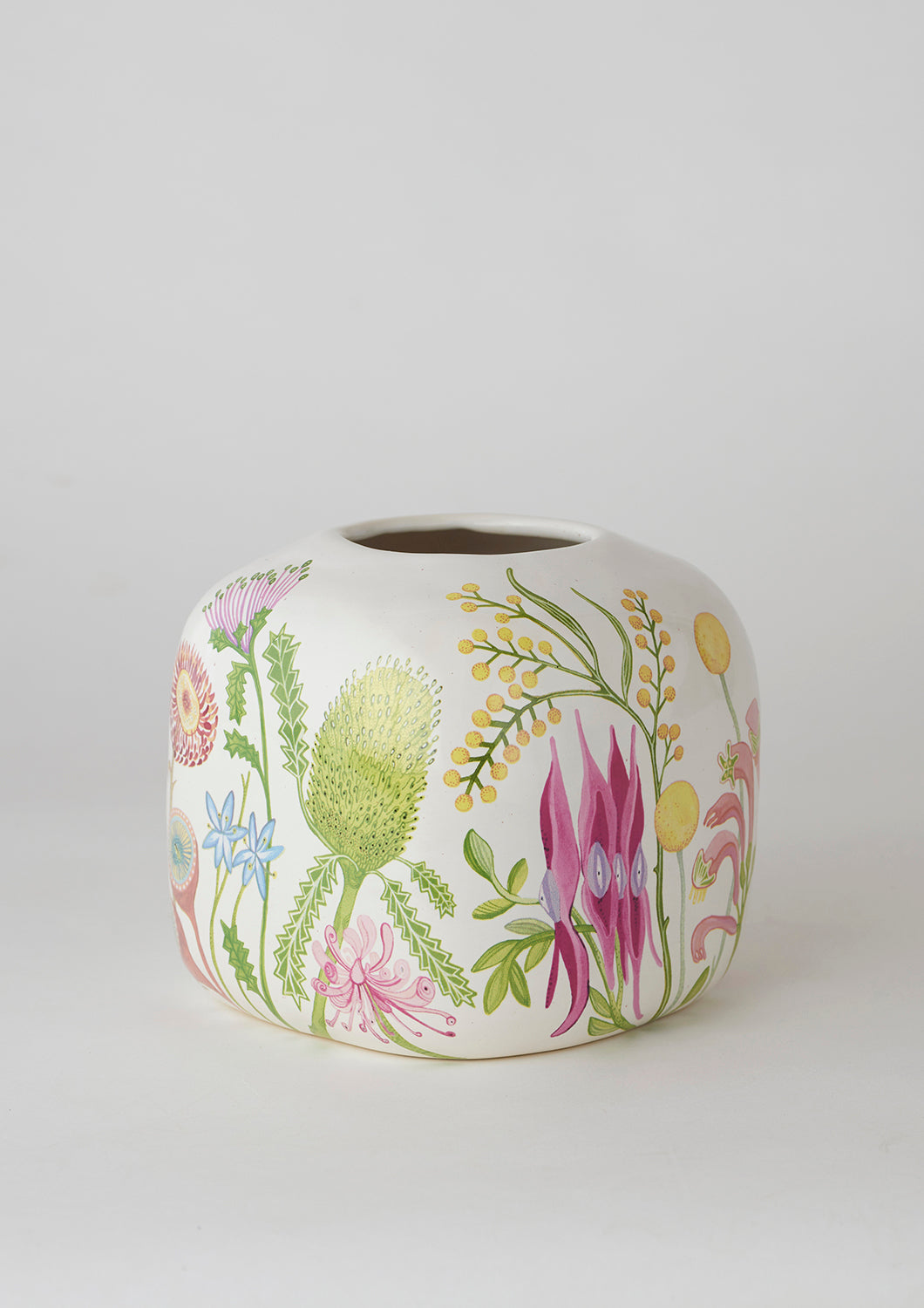 Australian Wildflowers | Large Cube Vase