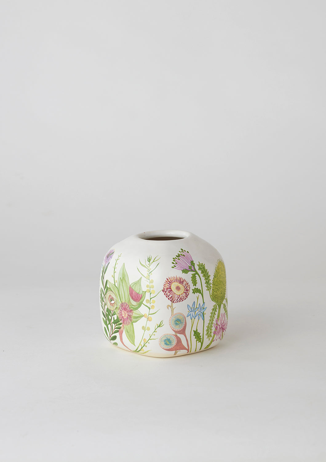Australian Wildflowers | Small Cube Vase