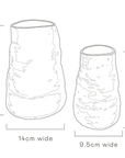 Organic Vase Set
| Speckled White