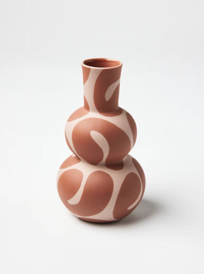 Happy Vase | Terracotta Curls
