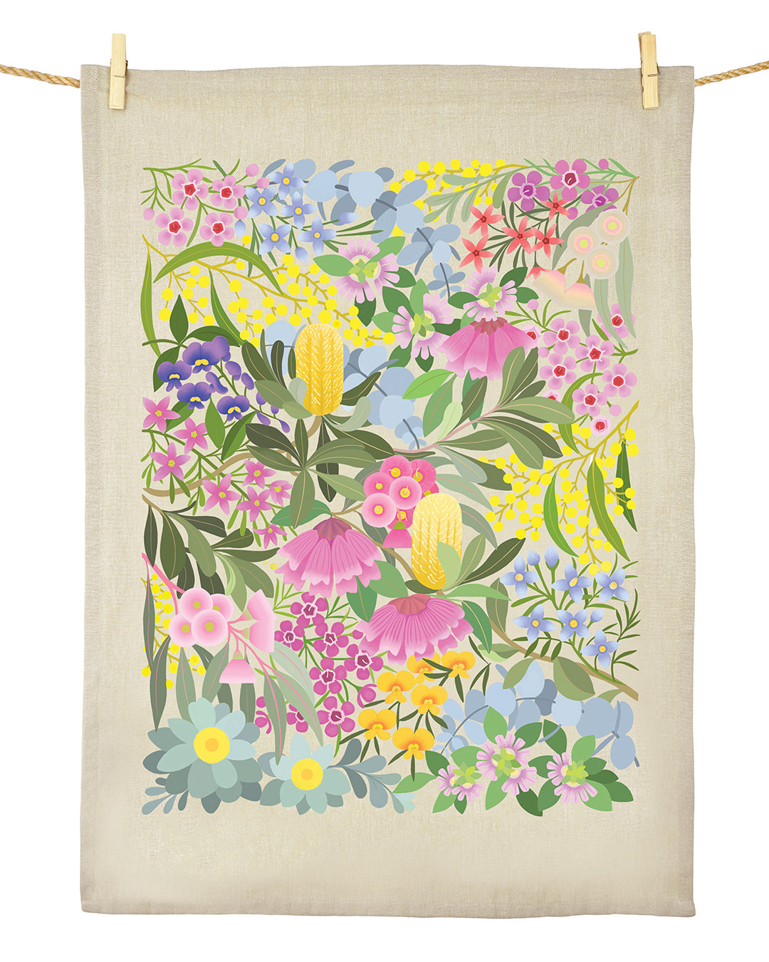 Where Flowers Bloom | Tea Towel