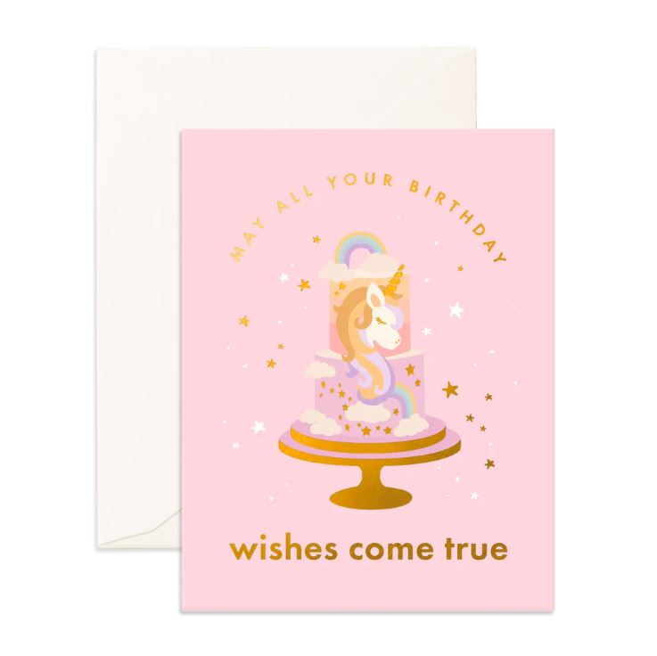 Birthday Cake Unicorn | Greeting Card