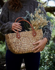 Harvest Basket│Suede Handle