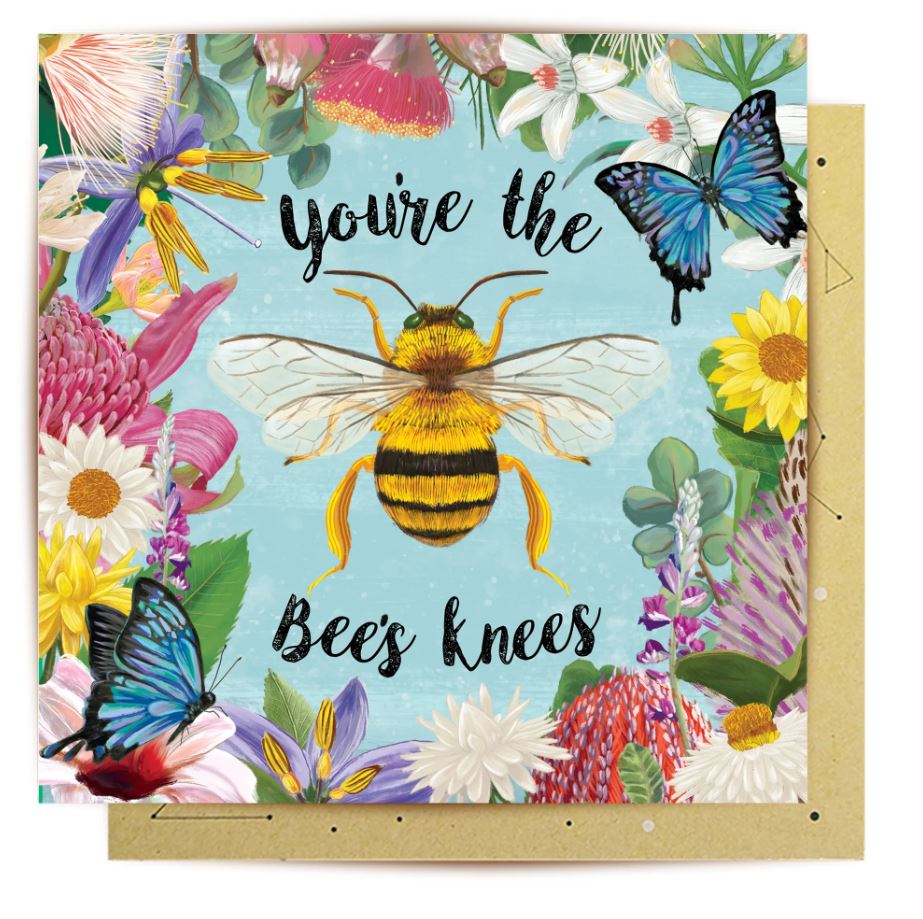 Enchanted Garden Bee Greeting Cards