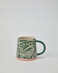 Del Sol Bird Mug Green