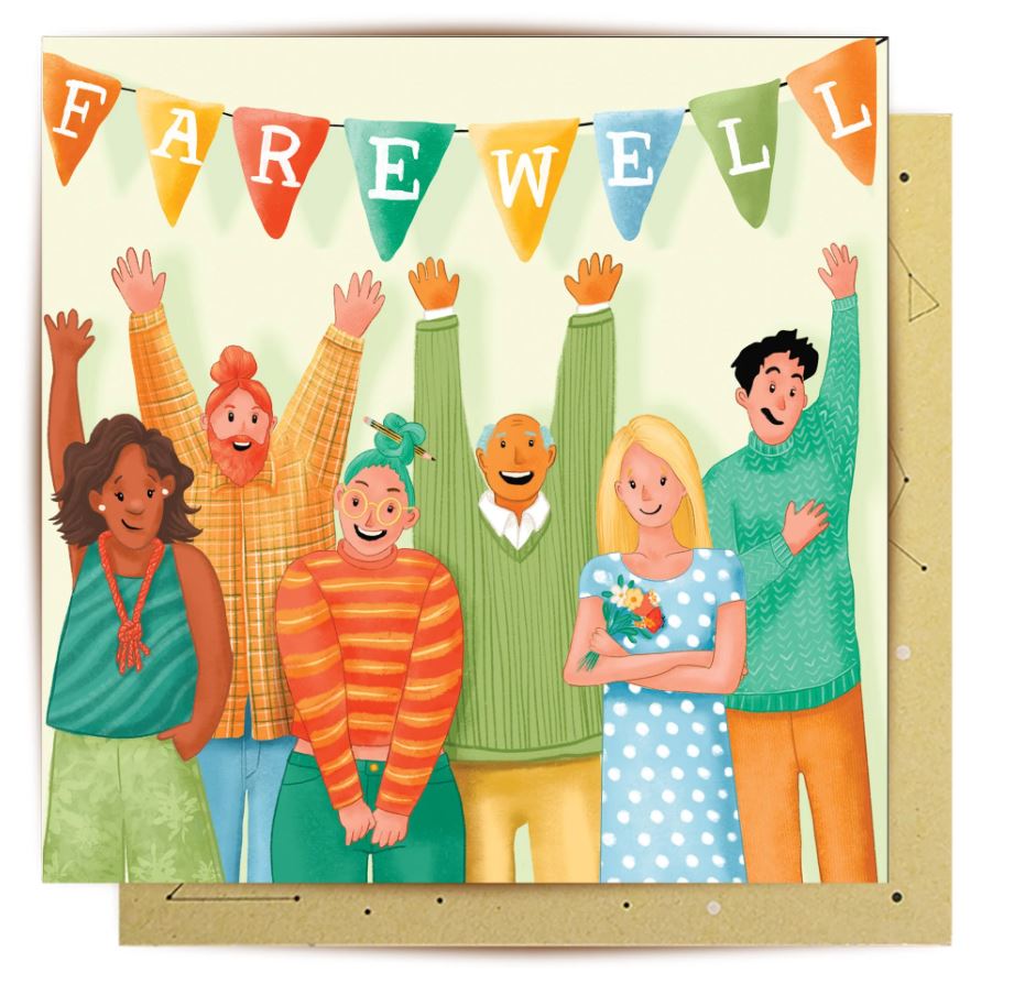 Office Farewell Greeting Cards