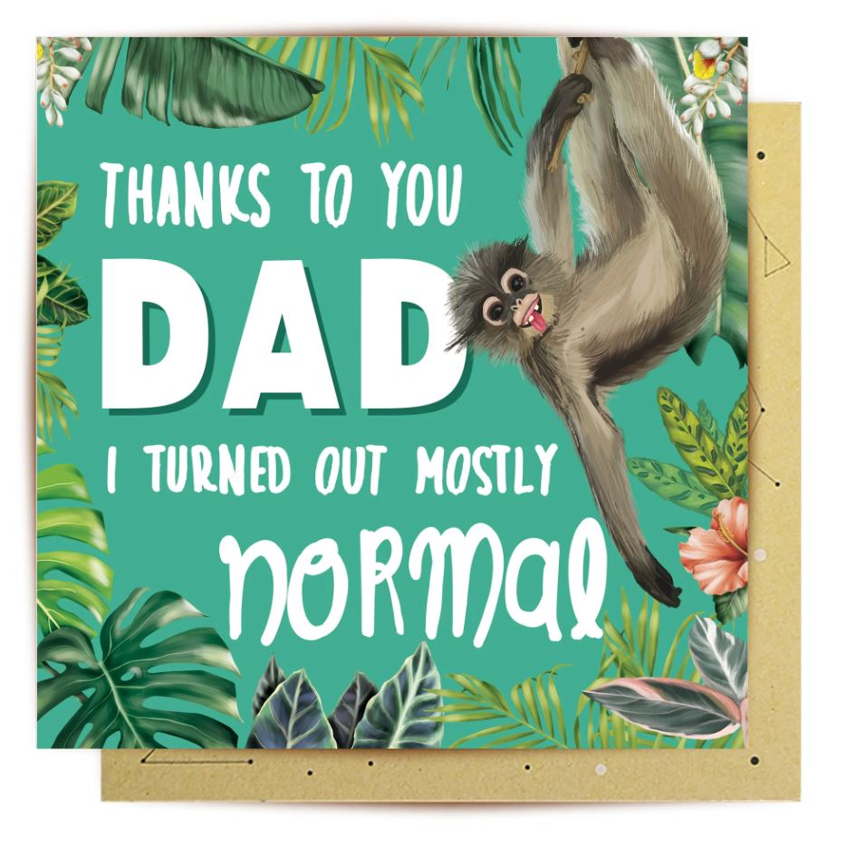 Mostly Normal Greeting Card