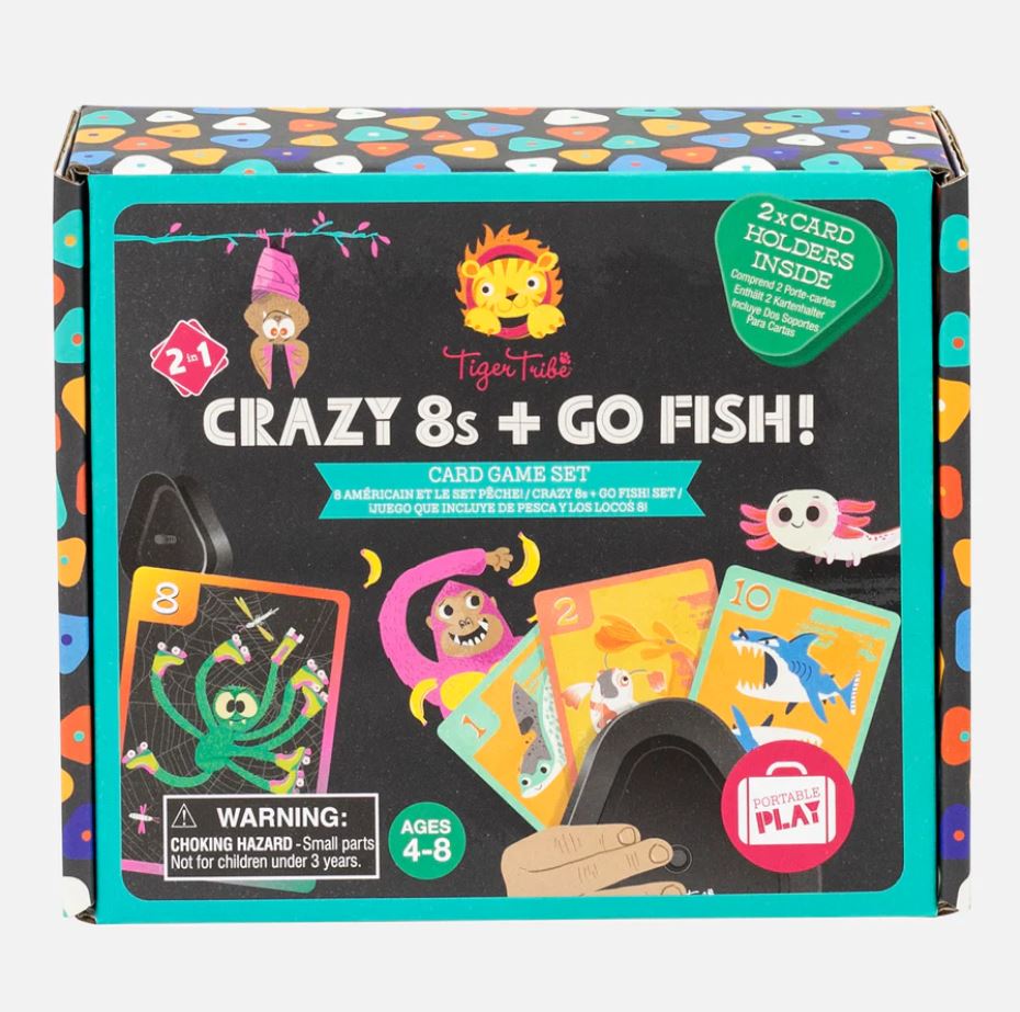 Crazy 8s + Go Fish! | Card Game Set