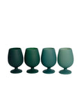 Holiday Mistletoe | Stemm | Silicone Unbreakable Wine Glasses