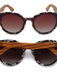 Bella Ivory Tortoise | Black Graduated Sunglasses