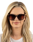 Bella Ivory Tortoise | Black Graduated Sunglasses