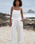 Ivy Linen Crop Pants