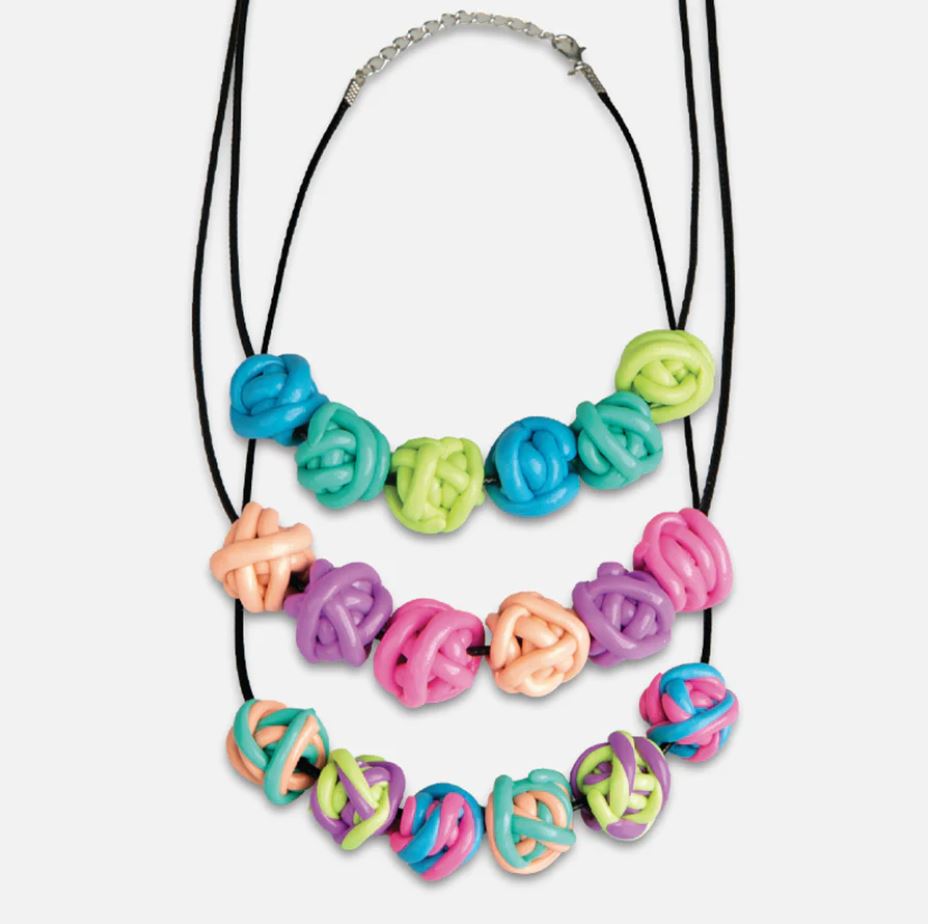 Jewellery Design Kit | Twisty Beads Necklaces