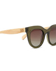 Milla Khaki | Khaki Gradient Lens Sunglasses