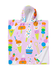 Kids Hooded Towel Sundae Fun Day