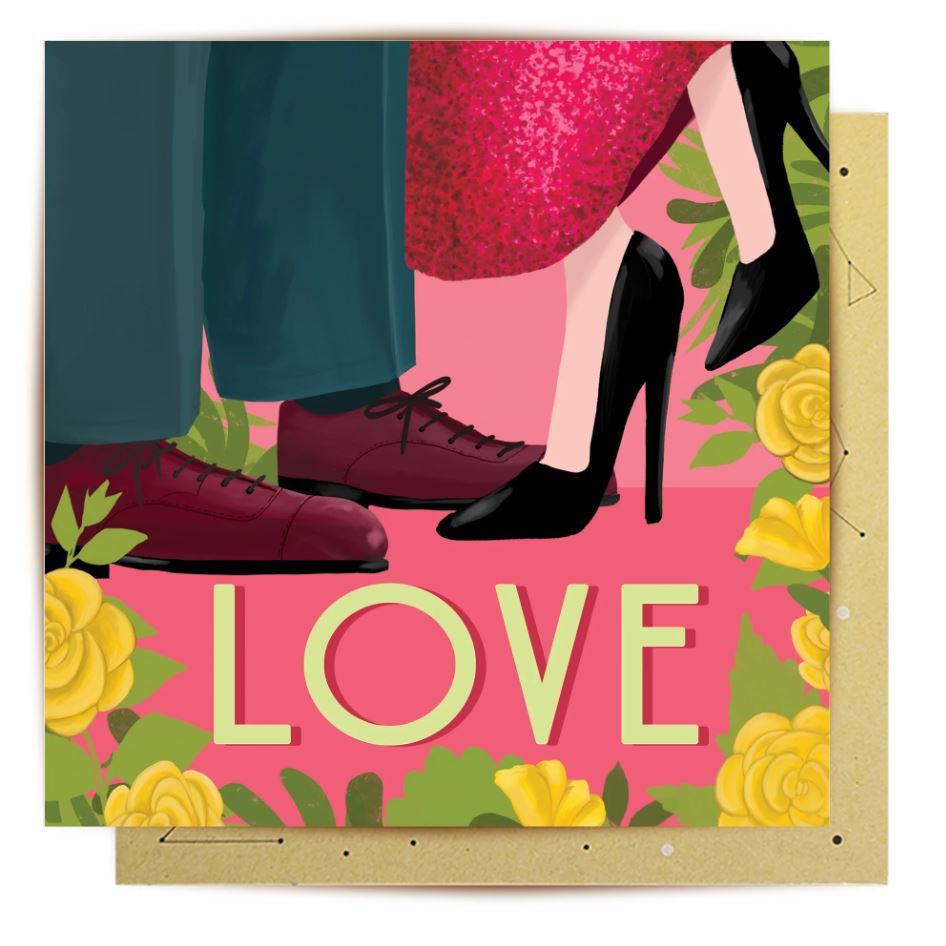 Love Dance Greeting Card