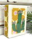 Mini Woodblock | Saguaro Cactus