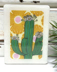 Mini Woodblock | Saguaro Cactus