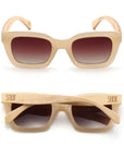 Zahra Nude | Brown Gradient Lens Sunglasses