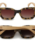 Zahra Opal Tort l Brown Graduated Sunglasses