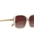 Scarlett Champagne | Brown Gradient Lens Sunglasses