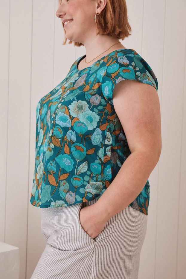 Remi Top | Poppy Teal