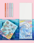 Shimmer Colouring Set | Sea Life