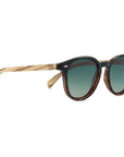 Taine Black Tort | Khaki Gradient Lens Sunglasses