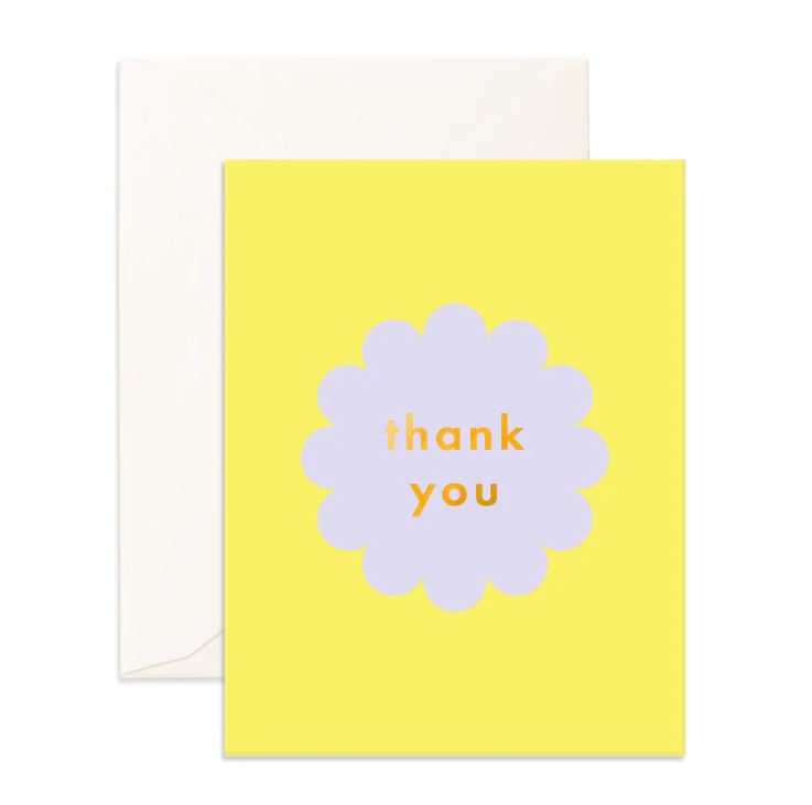 Thank You Lilac Petal | Greeting Card