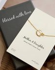 Mother & Child Necklace | Gold