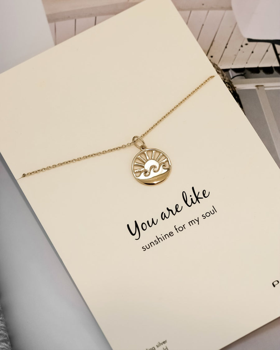 New Day Necklace | Gold