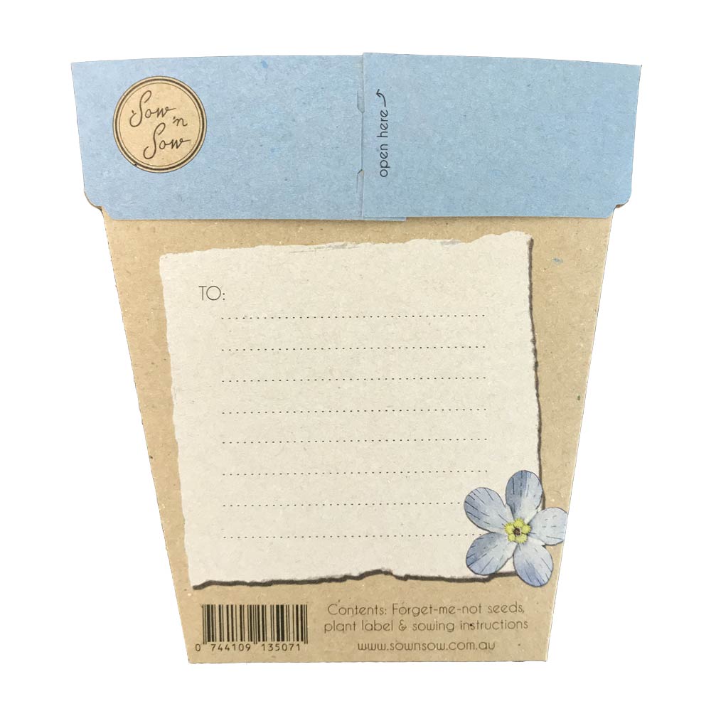 A Gift Of Seeds Card │Forget Me Not