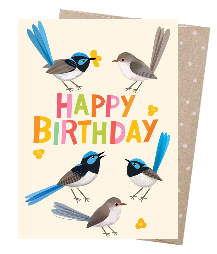 Fairy Wren Birthday | Greeting Card