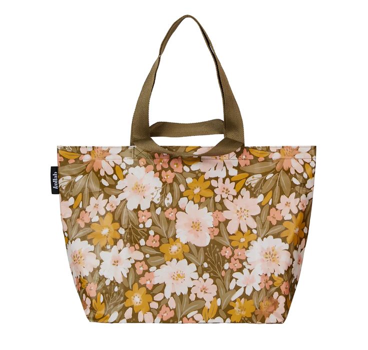 Khaki Floral | Shopper Tote