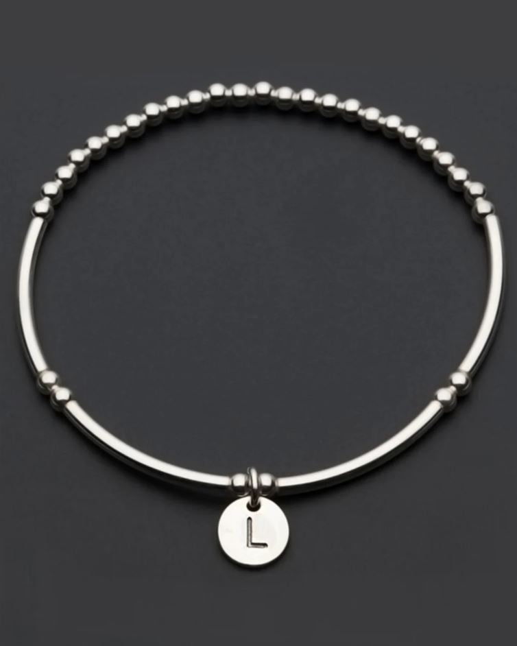 Love Letter Alphabet Bracelet | Silver