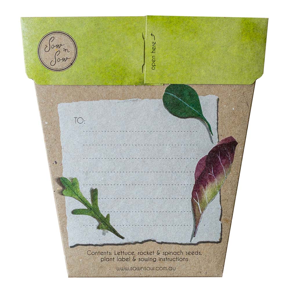 A Gift Of Seeds Card │Leafy Greens